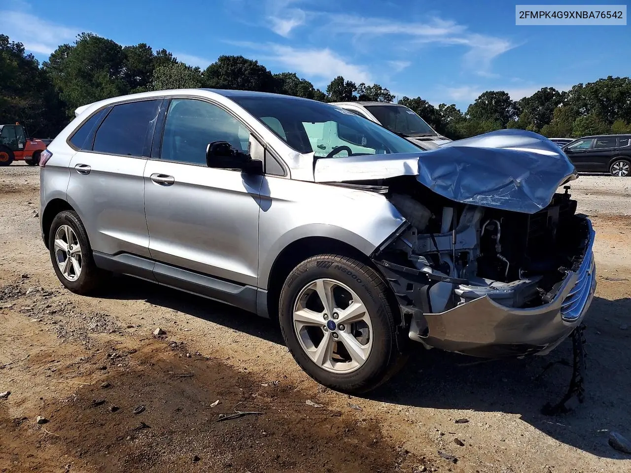 2022 FORD EDGE VIN 2FMPK4G9XNBA76542 — фото 4