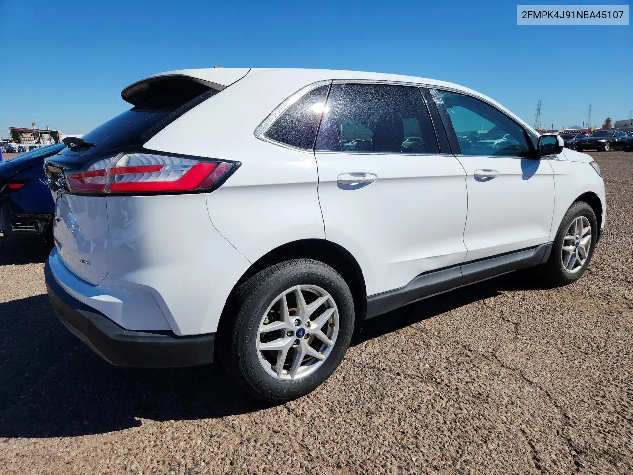 2022 FORD EDGE VIN 2FMPK4J91NBA45107 — фото 3