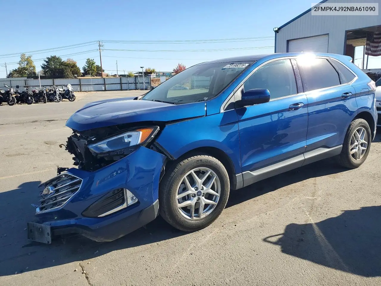 FORD EDGE 2022, VIN 2FMPK4J92NBA61090