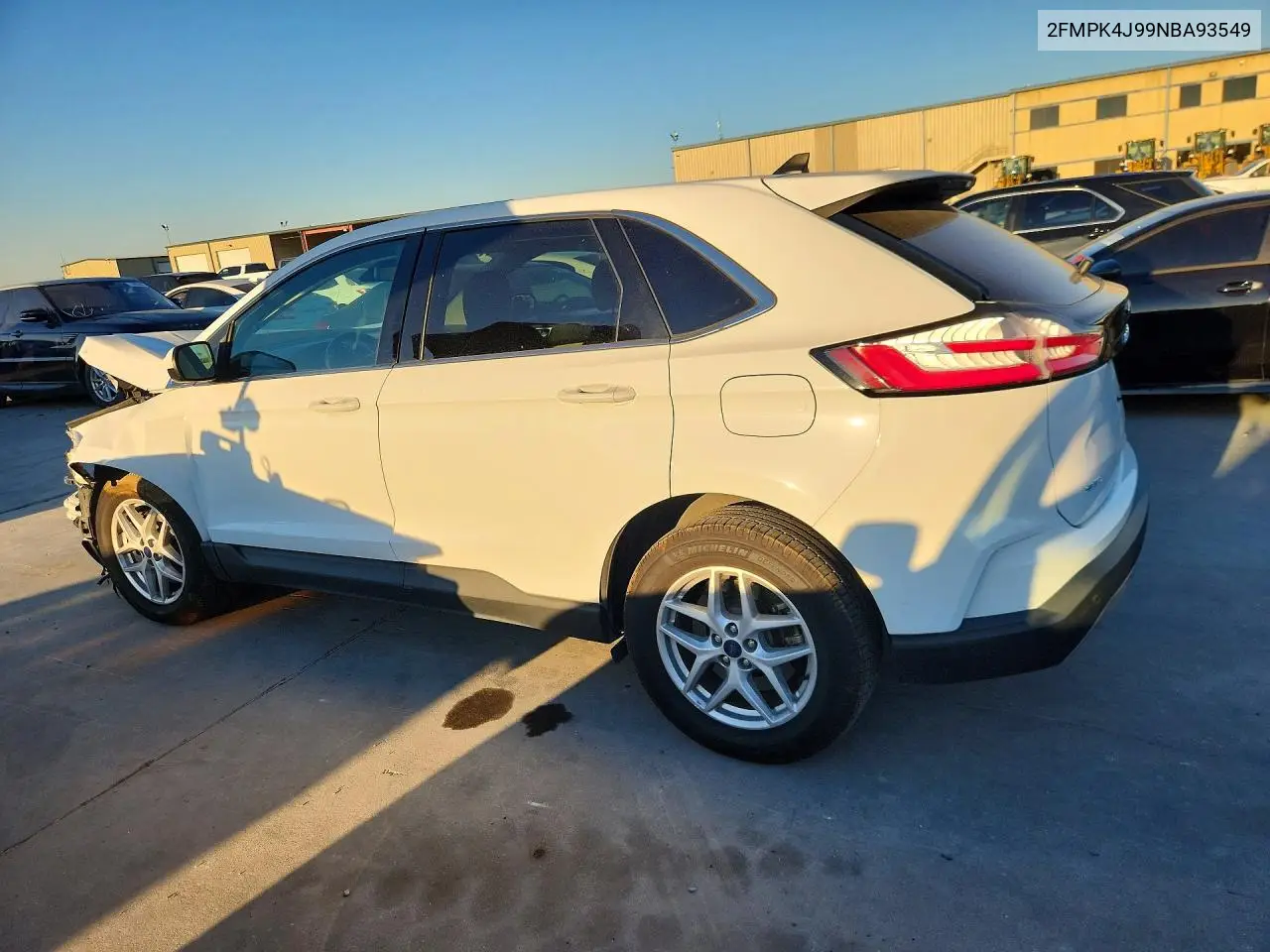 2022 FORD EDGE VIN 2FMPK4J99NBA93549 — фото 2