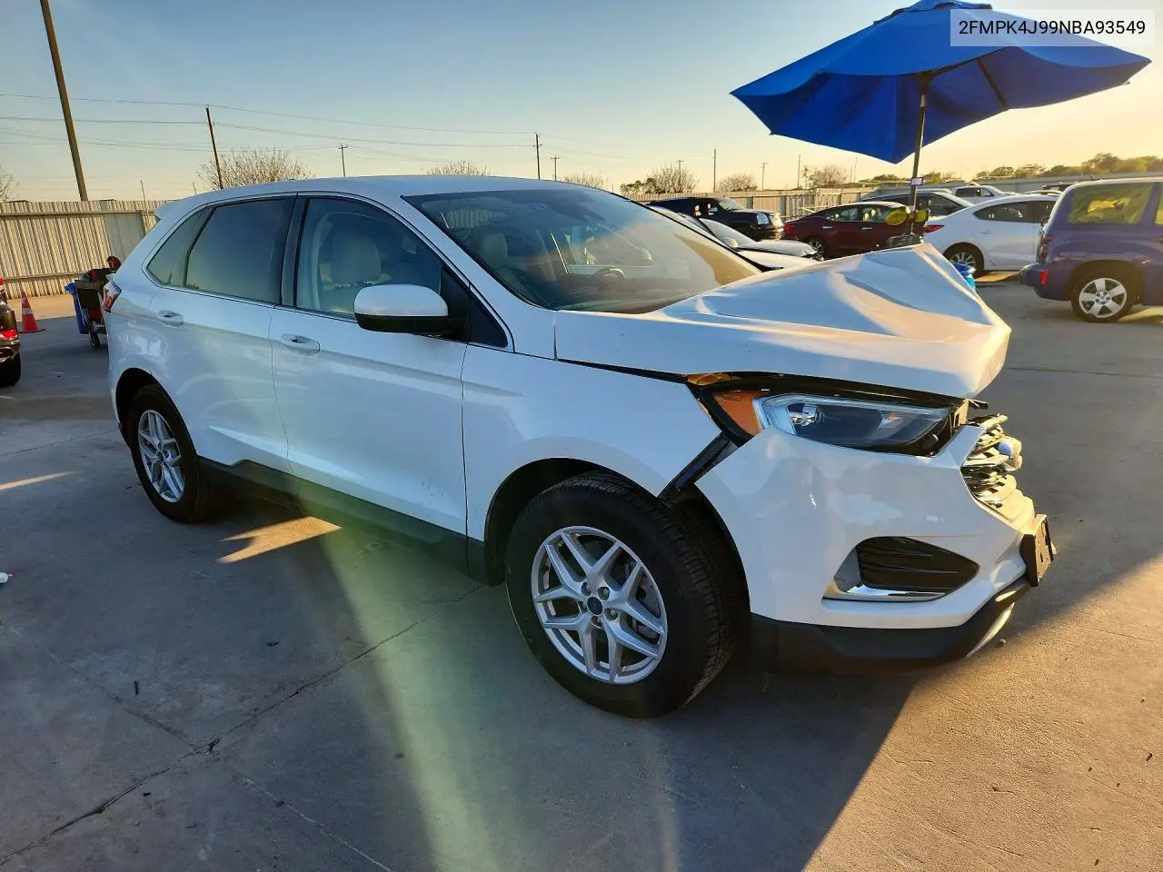 2022 FORD EDGE VIN 2FMPK4J99NBA93549 — фото 4