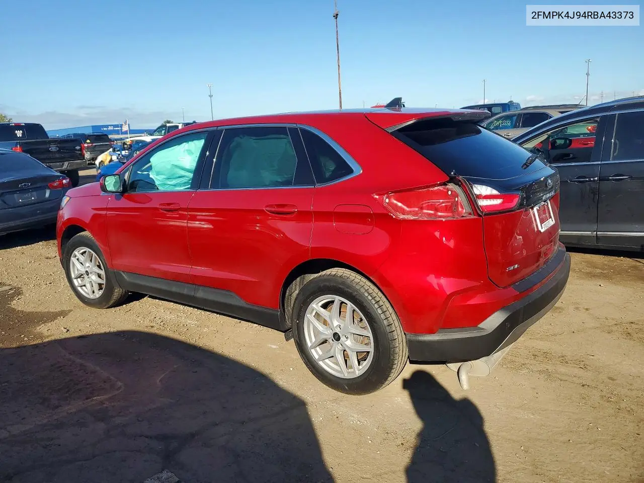 2024 FORD EDGE VIN 2FMPK4J94RBA43373 — фото 2