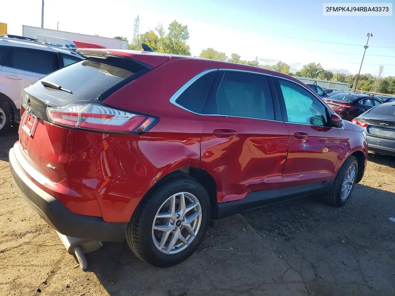 2024 FORD EDGE VIN 2FMPK4J94RBA43373 — фото 3