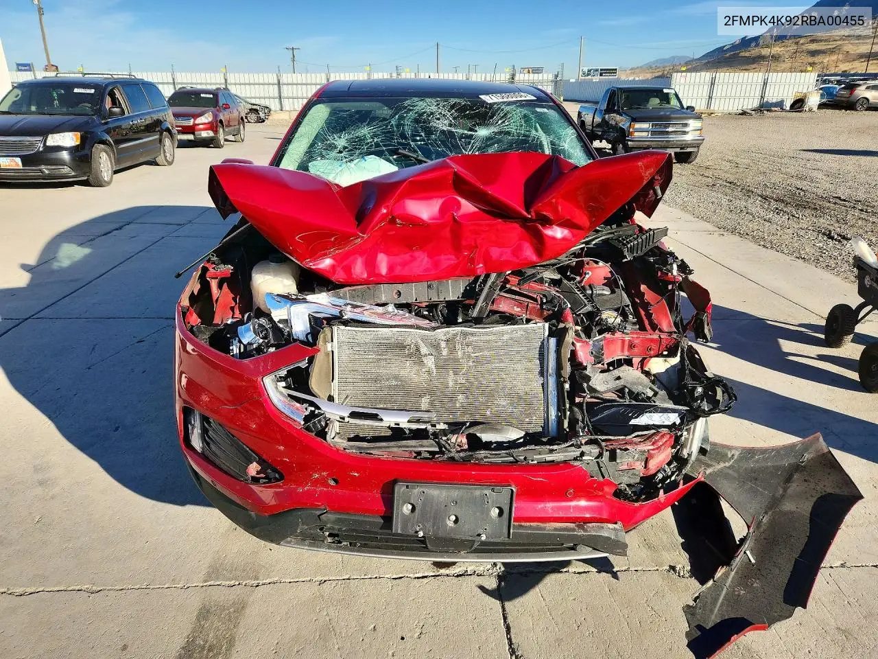 2024 FORD EDGE VIN 2FMPK4K92RBA00455 — фото 5