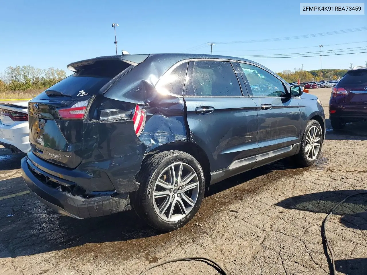 2024 FORD EDGE VIN 2FMPK4K91RBA73459 — фото 3