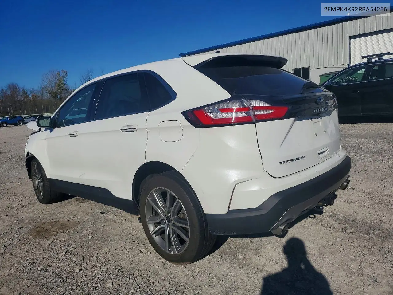 2024 FORD EDGE VIN 2FMPK4K92RBA54256 — фото 2