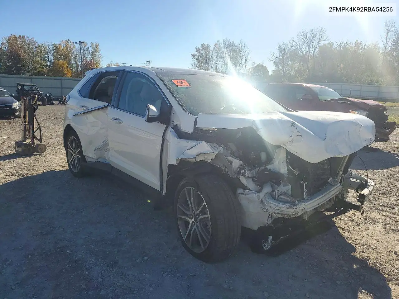 2024 FORD EDGE VIN 2FMPK4K92RBA54256 — фото 4