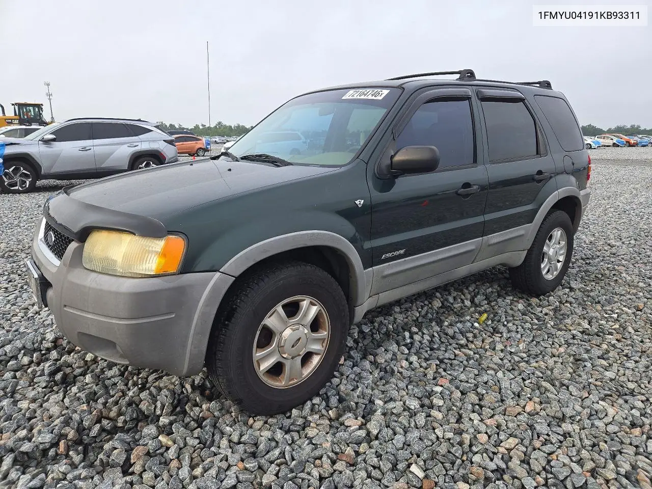 FORD ESCAPE 2001, VIN 1FMYU04191KB93311