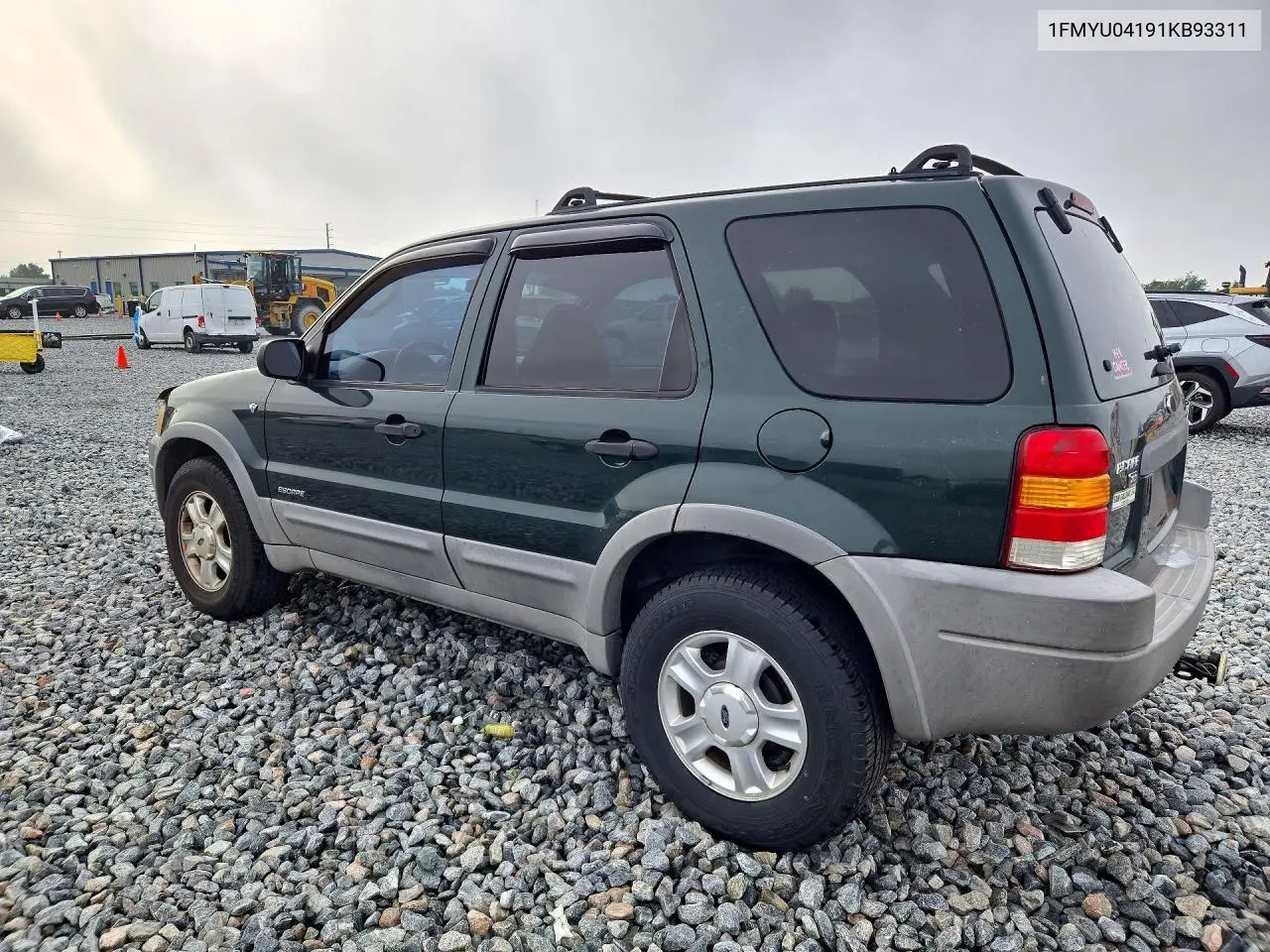 2001 FORD ESCAPE VIN 1FMYU04191KB93311 — фото 2