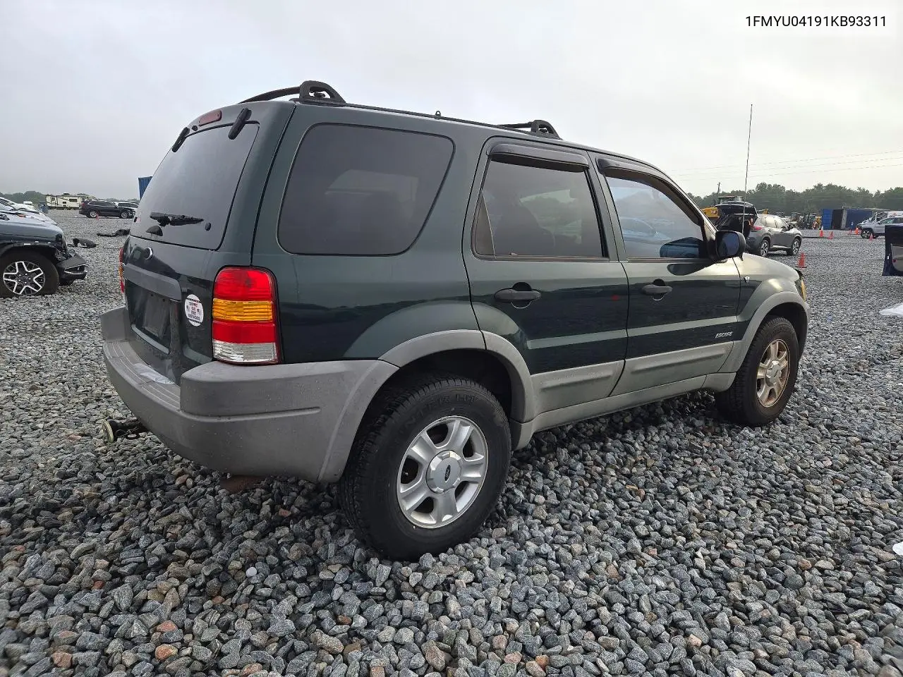2001 FORD ESCAPE VIN 1FMYU04191KB93311 — фото 3