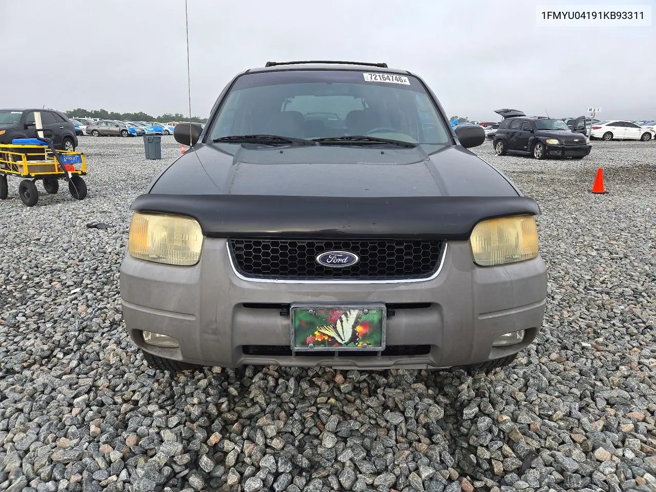 2001 FORD ESCAPE VIN 1FMYU04191KB93311 — фото 5