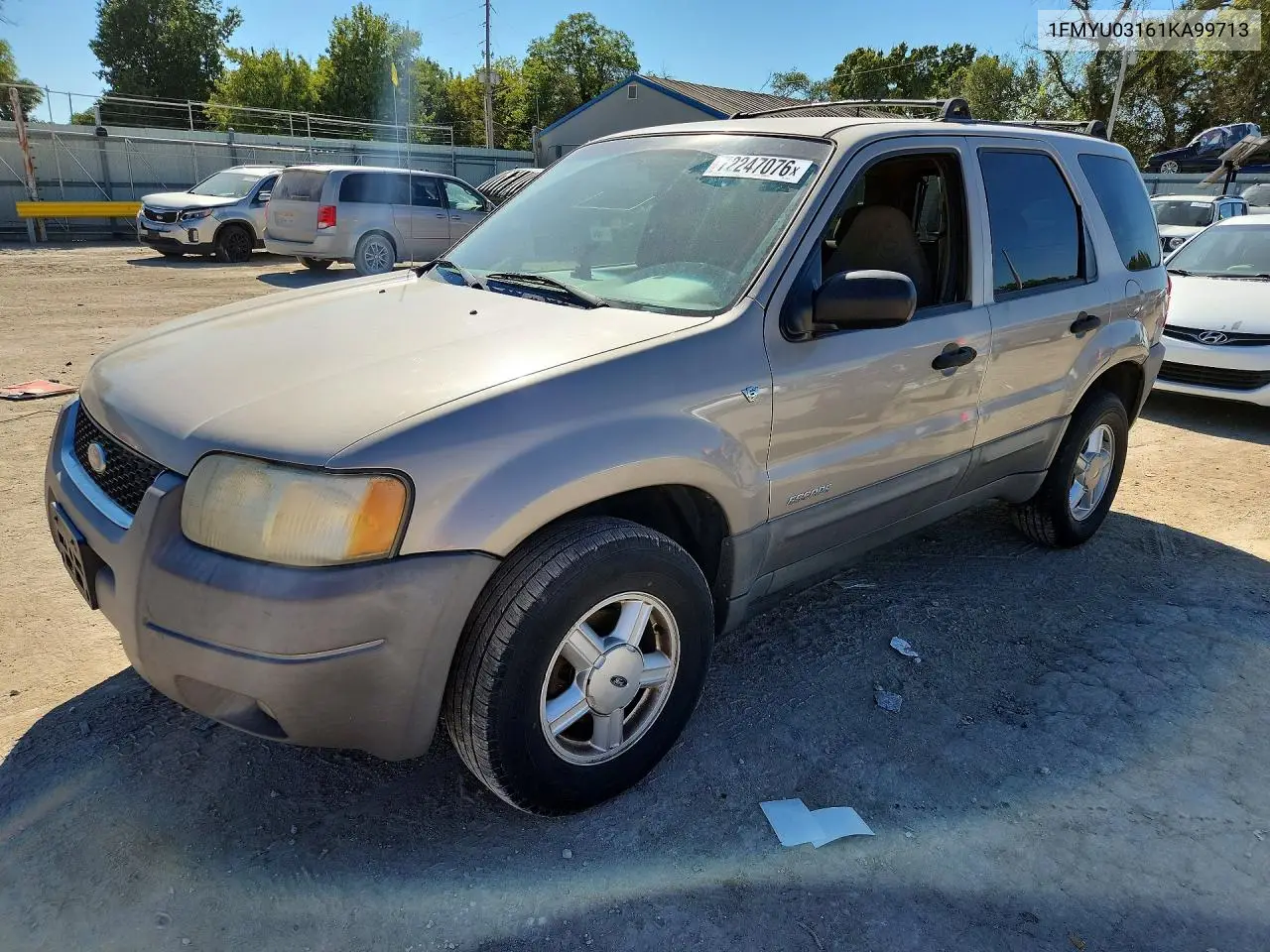 FORD ESCAPE 2001, VIN 1FMYU03161KA99713