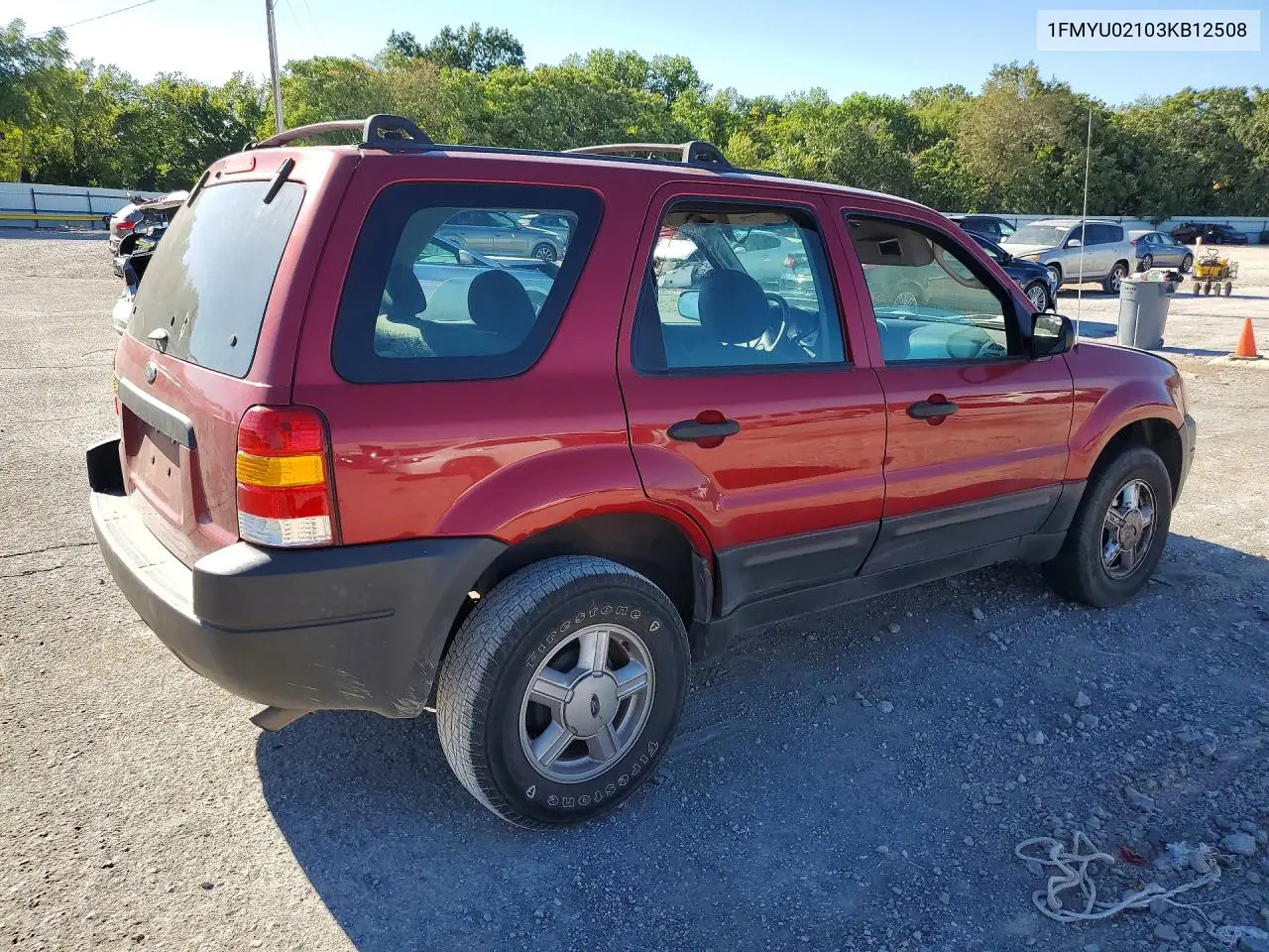 2003 FORD ESCAPE VIN 1FMYU02103KB12508 — фото 3