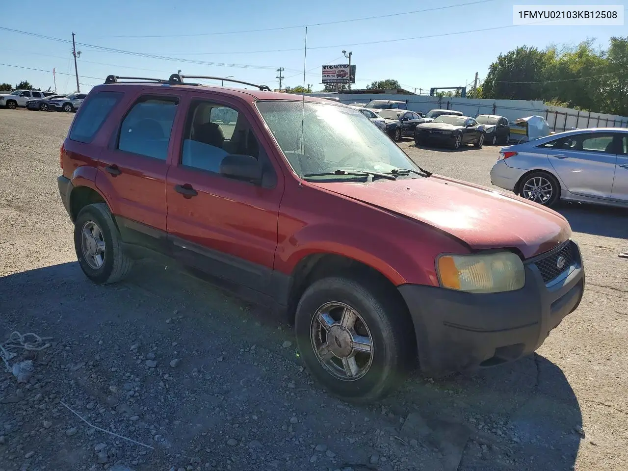 2003 FORD ESCAPE VIN 1FMYU02103KB12508 — фото 4