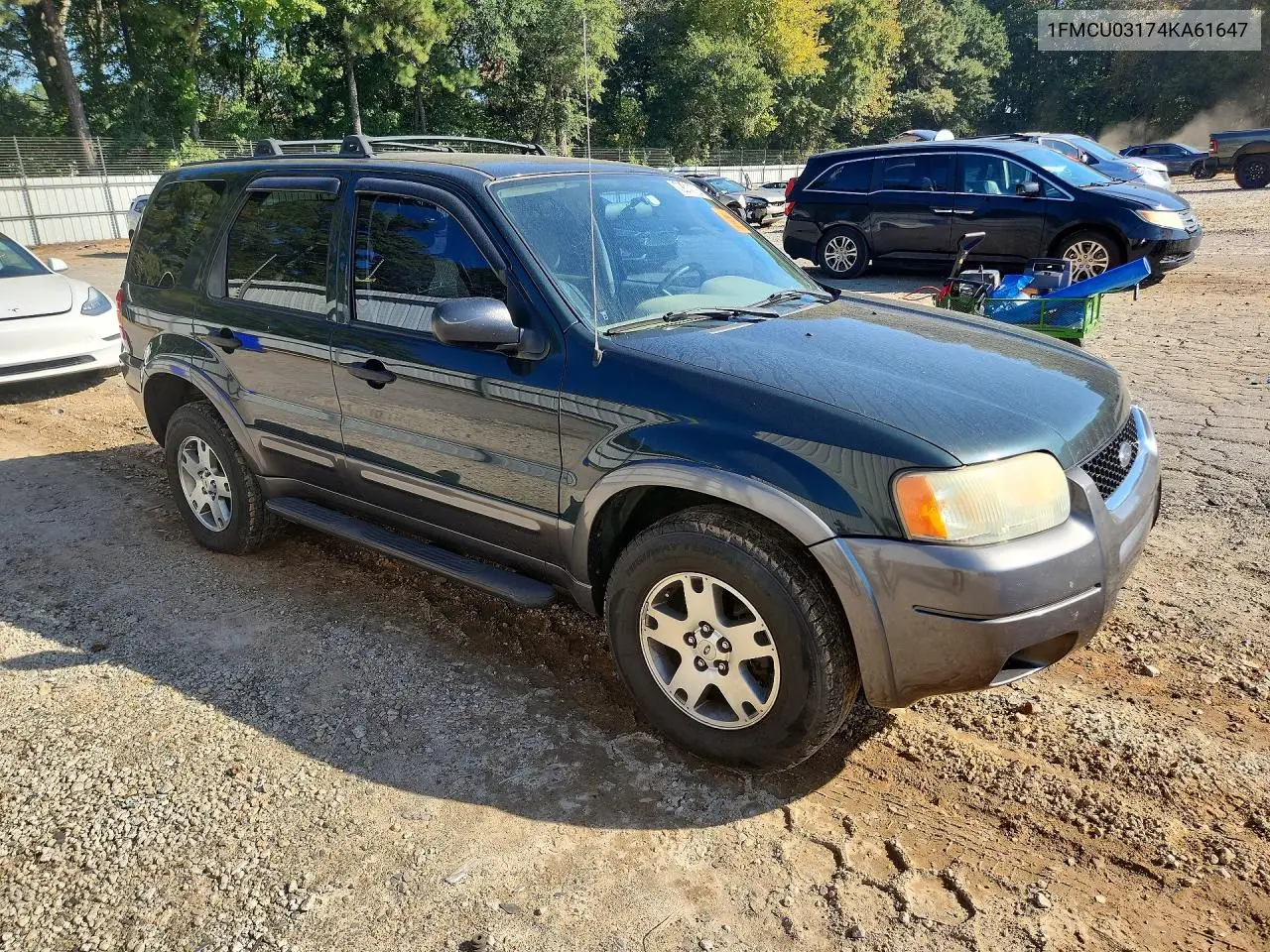 2004 FORD ESCAPE VIN 1FMCU03174KA61647 — фото 4