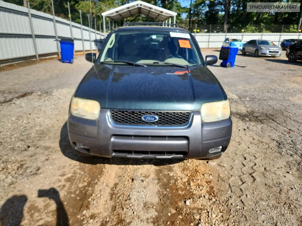 2004 FORD ESCAPE VIN 1FMCU03174KA61647 — фото 5