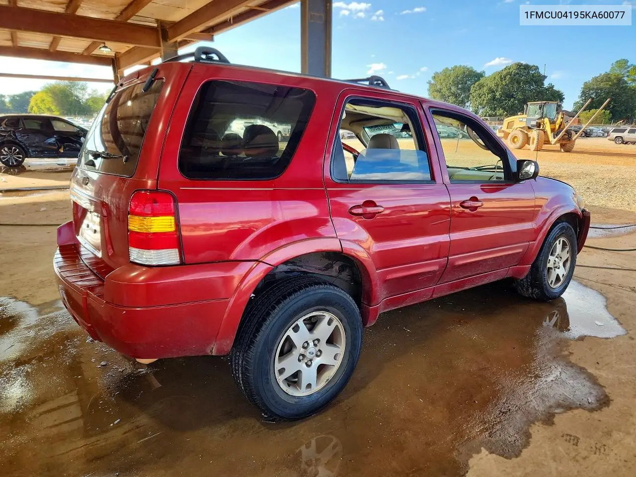 2005 FORD ESCAPE VIN 1FMCU04195KA60077 — фото 3