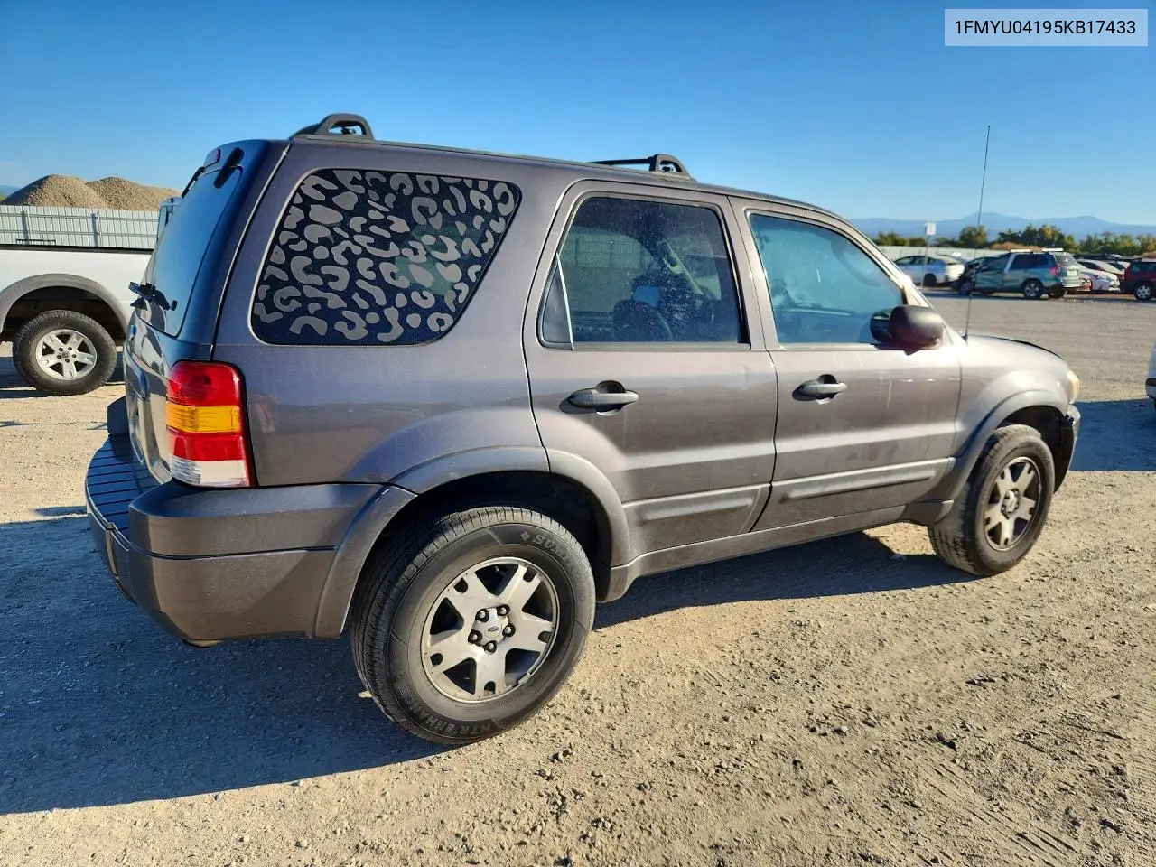 2005 FORD ESCAPE VIN 1FMYU04195KB17433 — фото 3