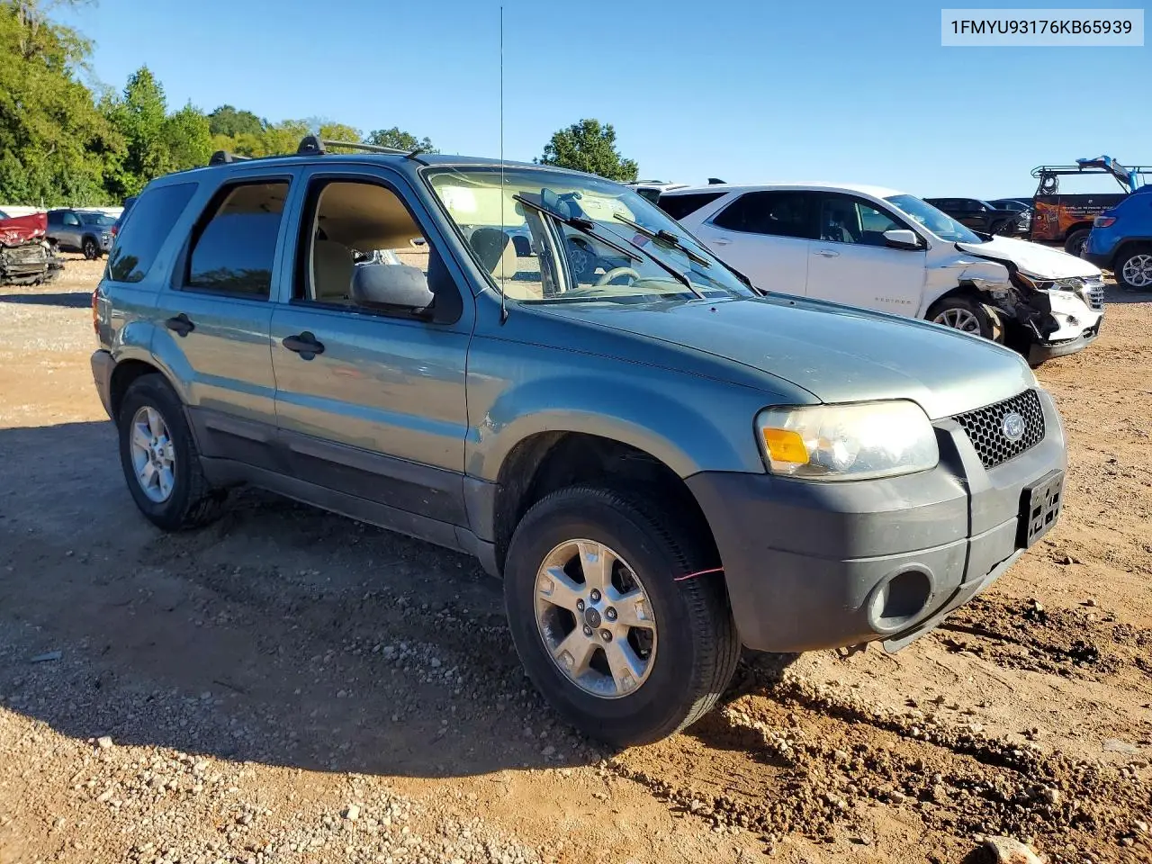 2006 FORD ESCAPE VIN 1FMYU93176KB65939 — фото 4