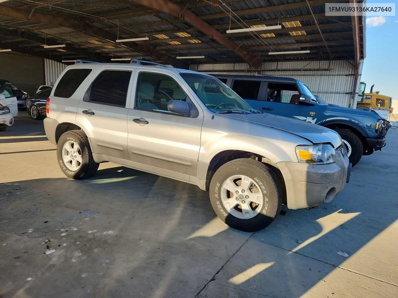 2006 FORD ESCAPE VIN 1FMYU93136KA27640 — фото 4