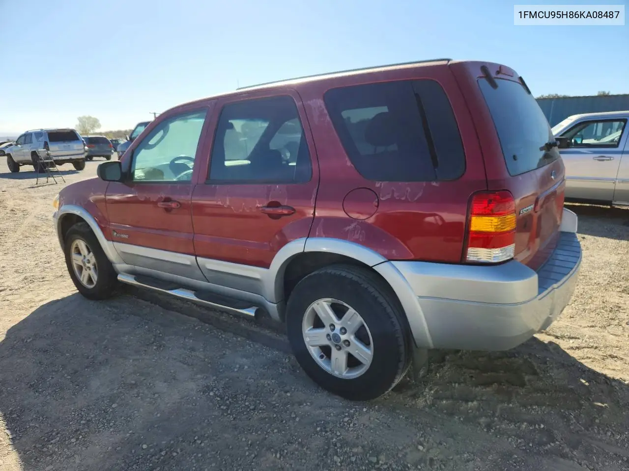 2006 FORD ESCAPE VIN 1FMCU95H86KA08487 — фото 2