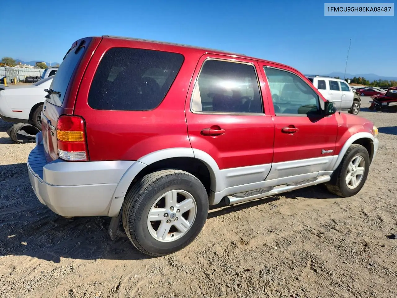 2006 FORD ESCAPE VIN 1FMCU95H86KA08487 — фото 3