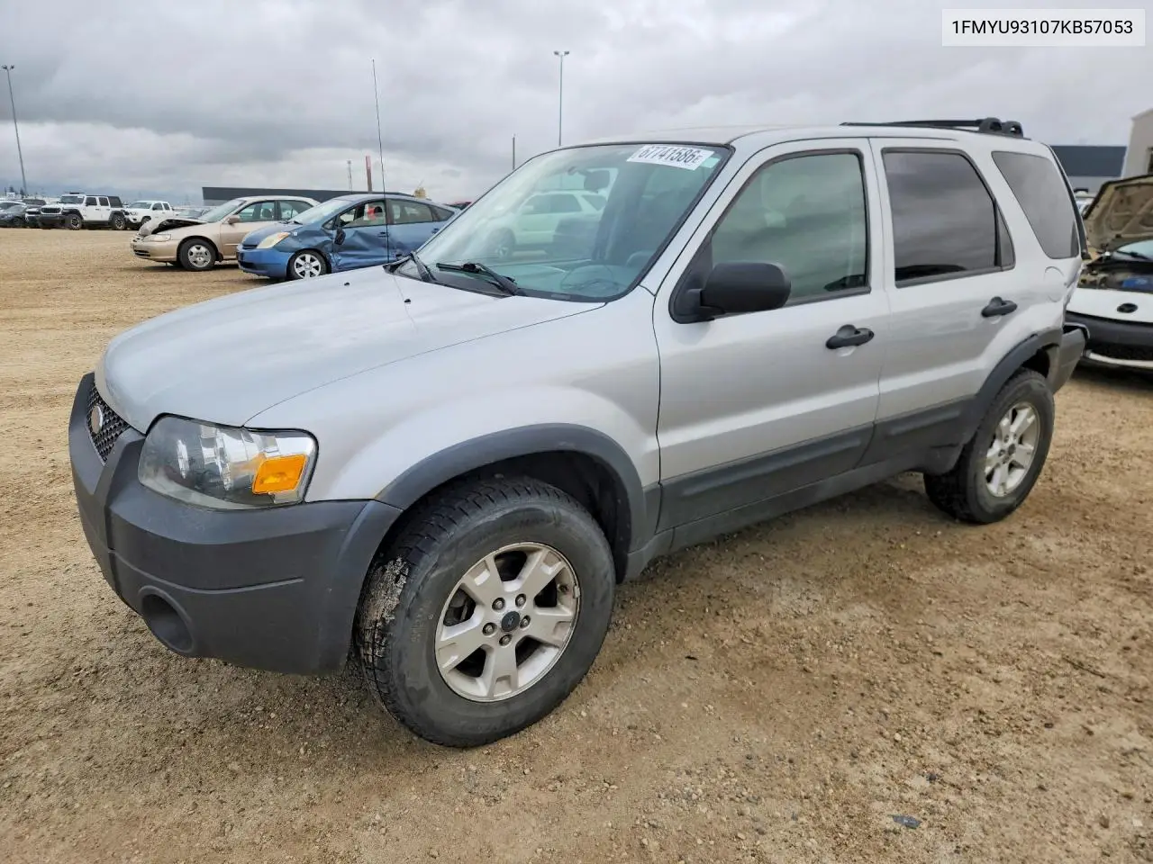 2007 FORD ESCAPE VIN 1FMYU93107KB57053 — фото 1
