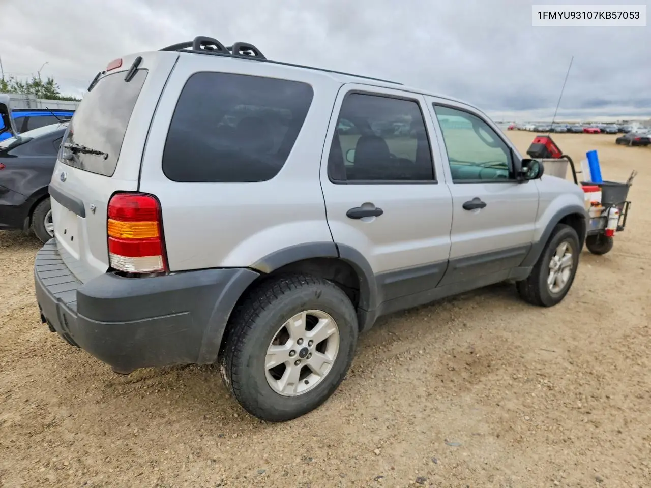 2007 FORD ESCAPE VIN 1FMYU93107KB57053 — фото 3