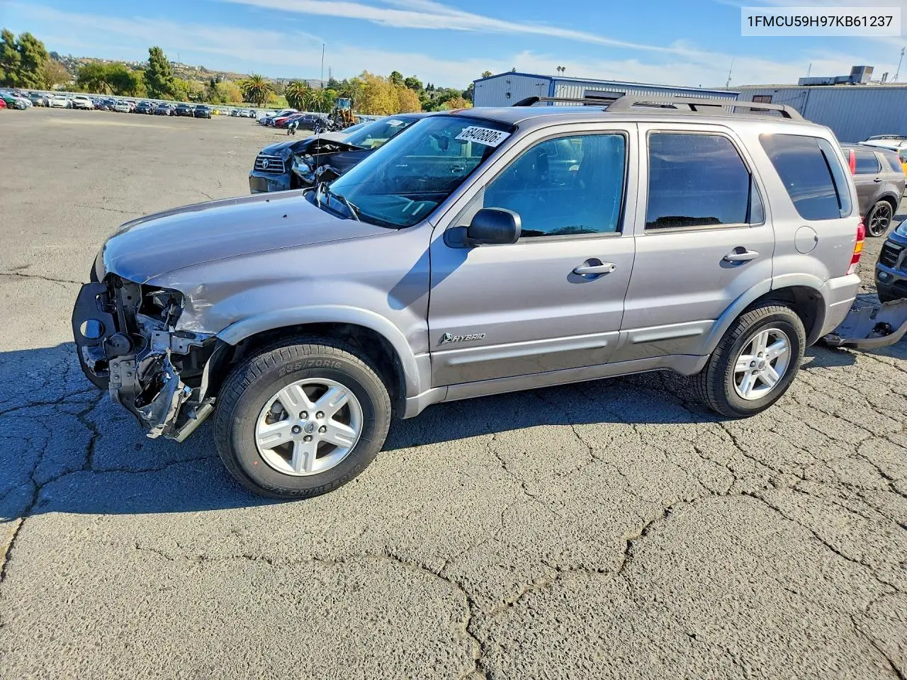 FORD ESCAPE 2007, VIN 1FMCU59H97KB61237