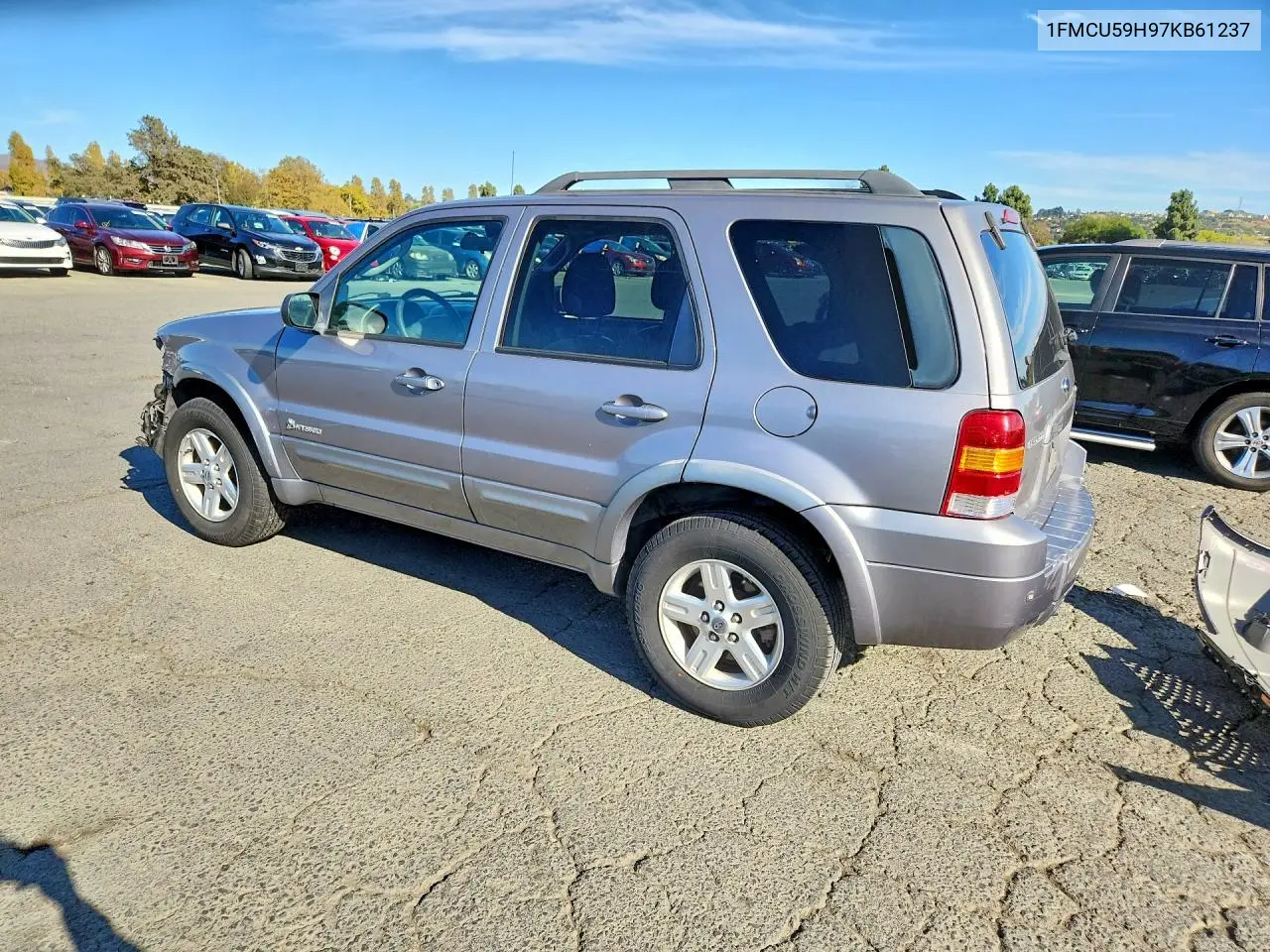 2007 FORD ESCAPE VIN 1FMCU59H97KB61237 — фото 2