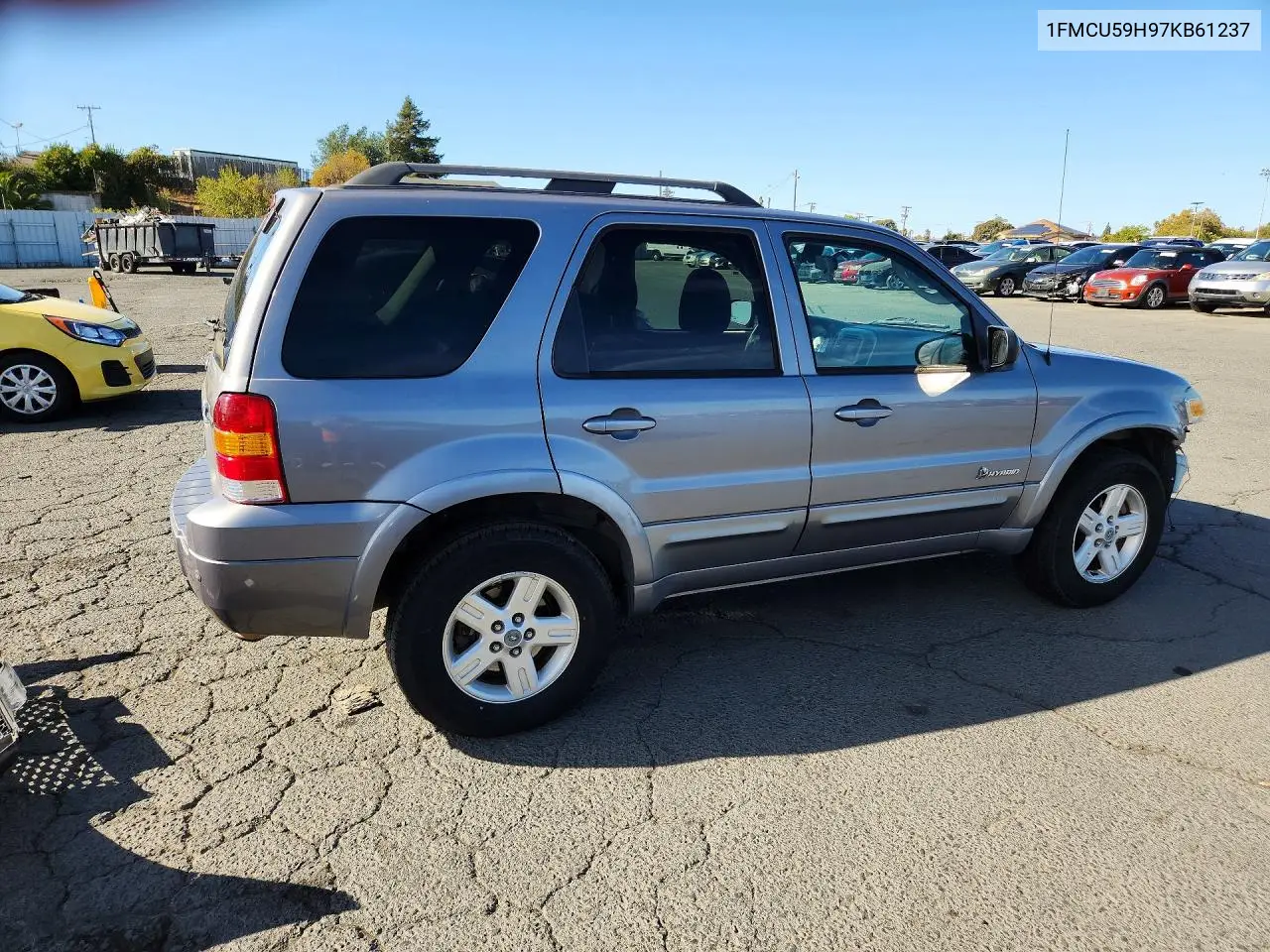 2007 FORD ESCAPE VIN 1FMCU59H97KB61237 — фото 3