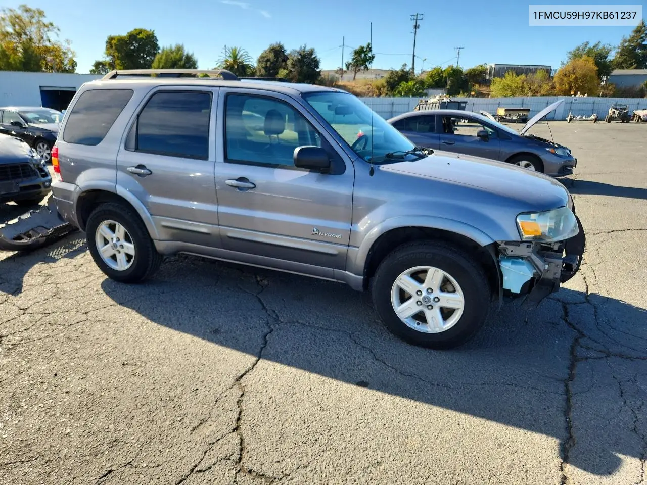 2007 FORD ESCAPE VIN 1FMCU59H97KB61237 — фото 4
