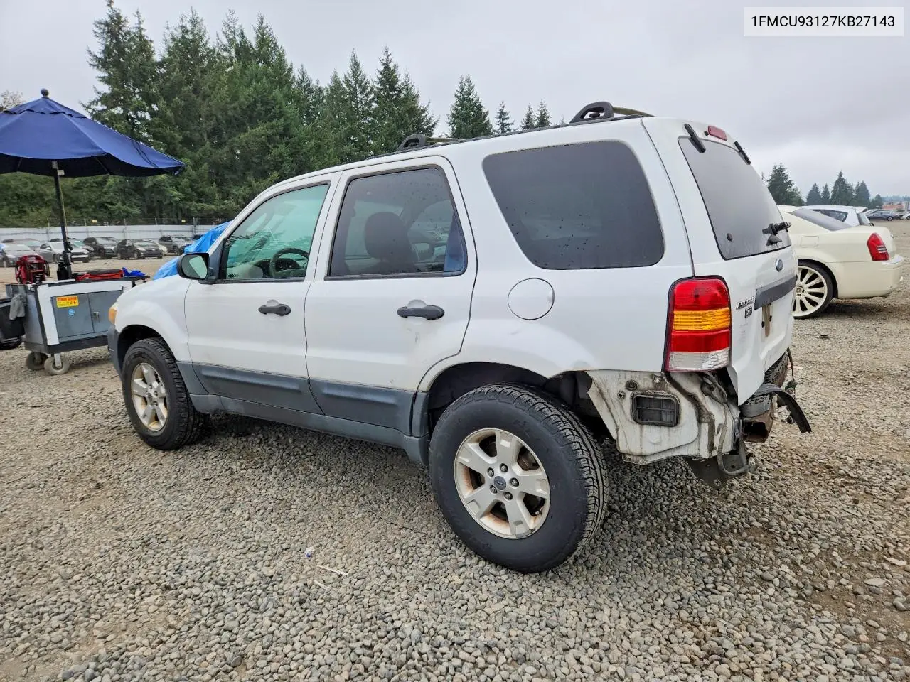 2007 FORD ESCAPE VIN 1FMCU93127KB27143 — фото 2