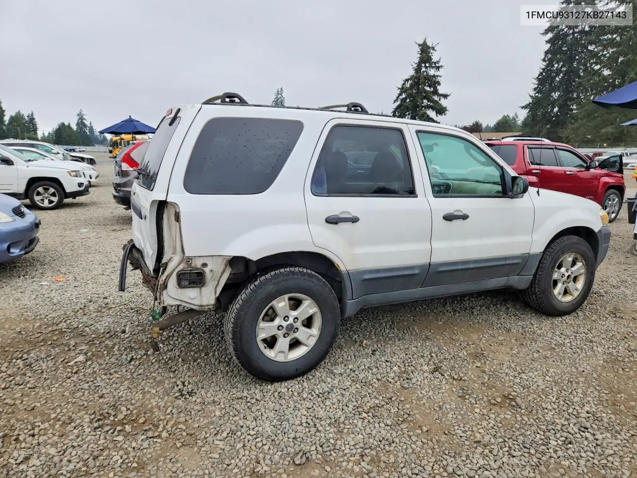 2007 FORD ESCAPE VIN 1FMCU93127KB27143 — фото 3