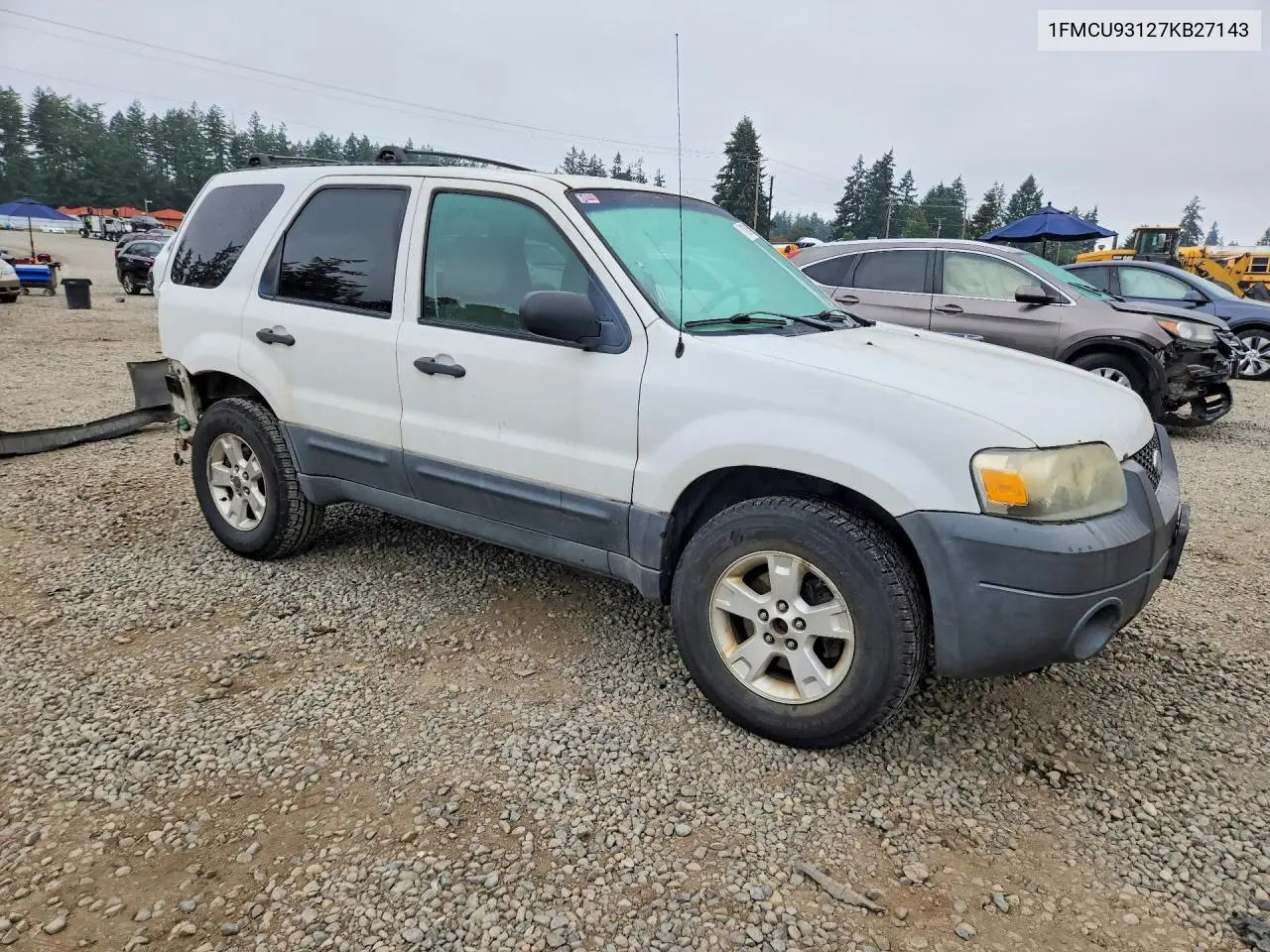 2007 FORD ESCAPE VIN 1FMCU93127KB27143 — фото 4