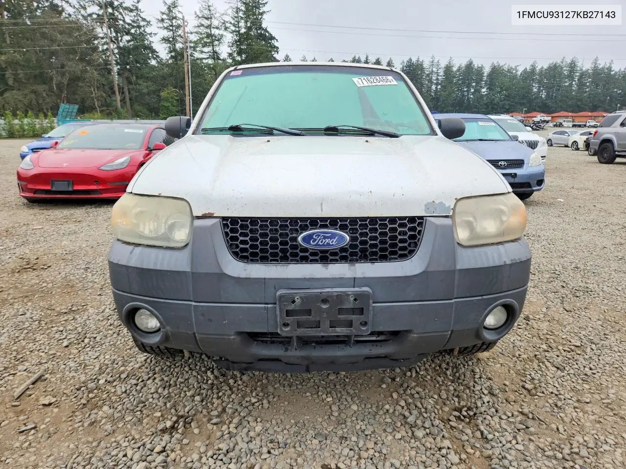 2007 FORD ESCAPE VIN 1FMCU93127KB27143 — фото 5