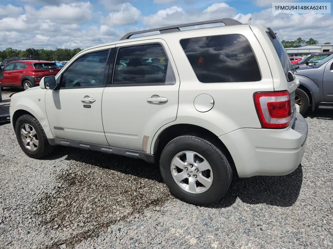 2008 FORD ESCAPE VIN 1FMCU94148KA62411 — фото 2