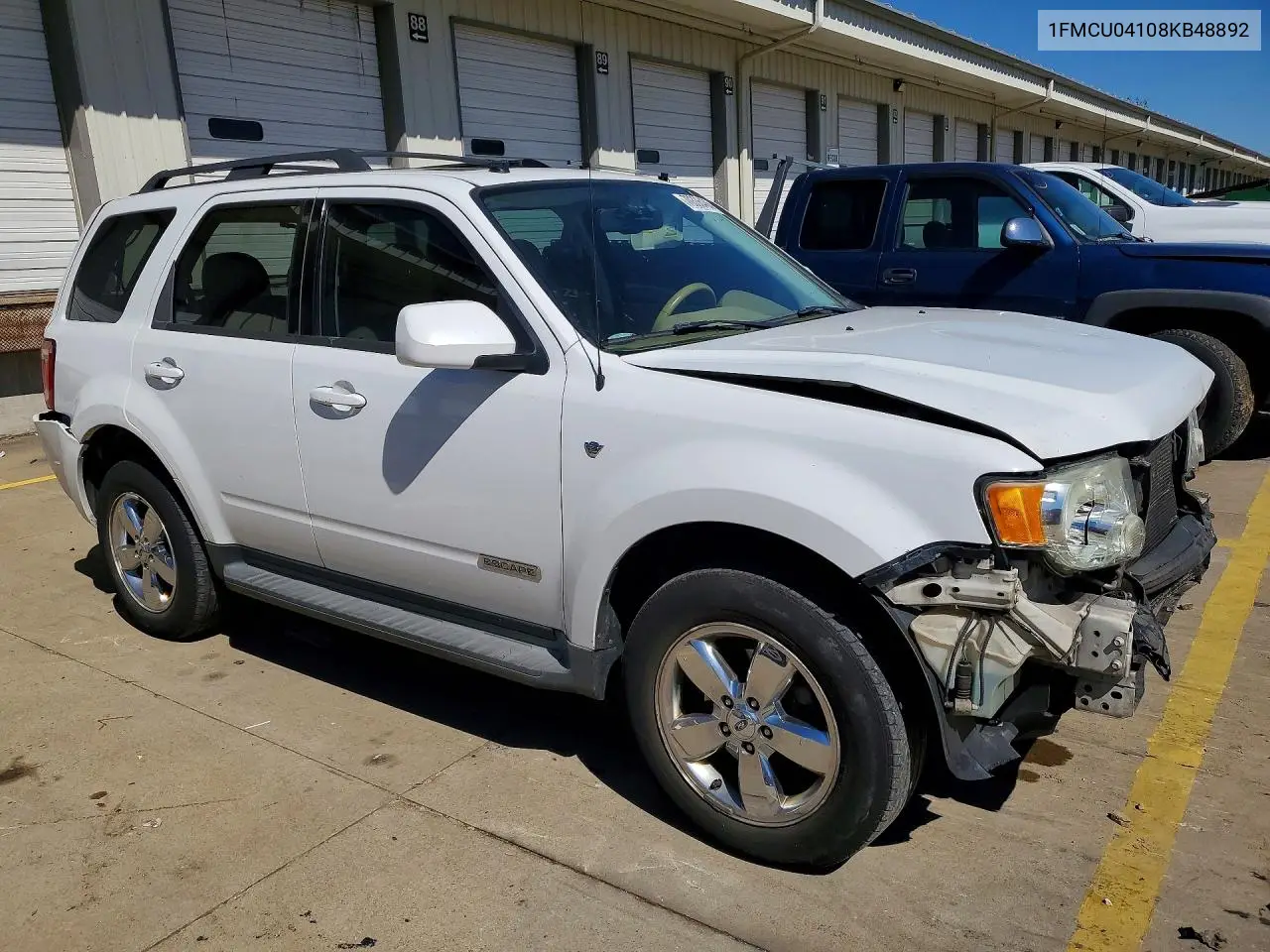 2008 FORD ESCAPE VIN 1FMCU04108KB48892 — фото 4