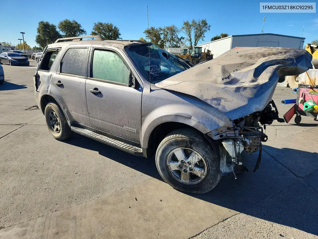 2008 FORD ESCAPE VIN 1FMCU03Z18KC92295 — фото 4