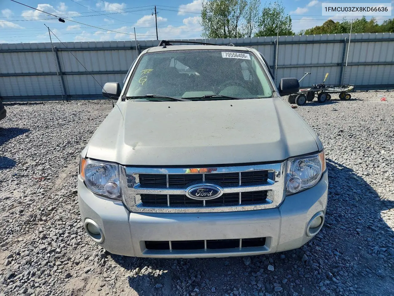 2008 FORD ESCAPE VIN 1FMCU03ZX8KD66636 — фото 5