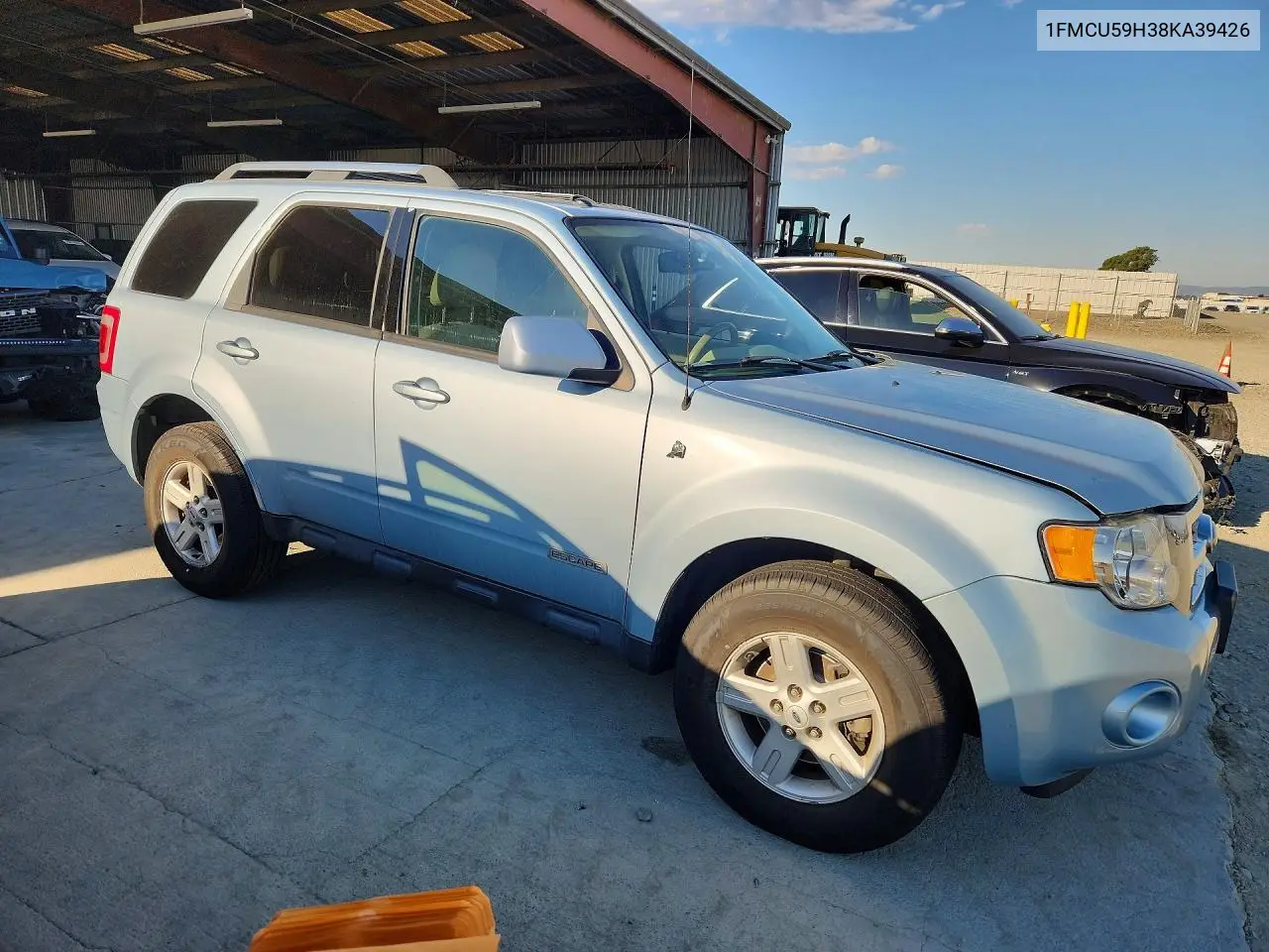 2008 FORD ESCAPE VIN 1FMCU59H38KA39426 — фото 4