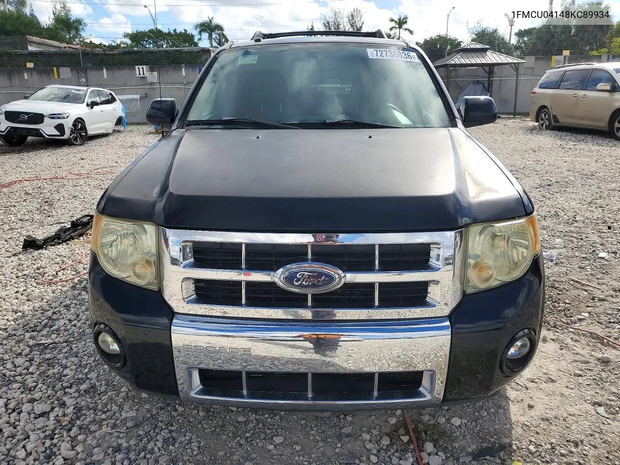 2008 FORD ESCAPE VIN 1FMCU04148KC89934 — фото 5
