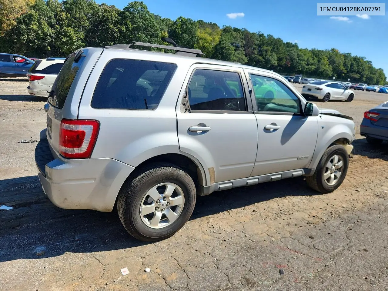 2008 FORD ESCAPE VIN 1FMCU04128KA07791 — фото 3