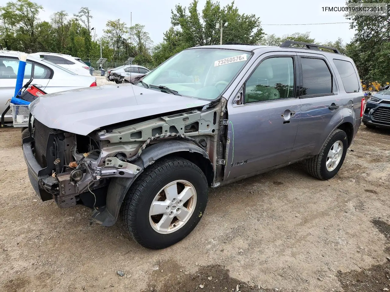 FORD ESCAPE 2008, VIN 1FMCU03198KC23011