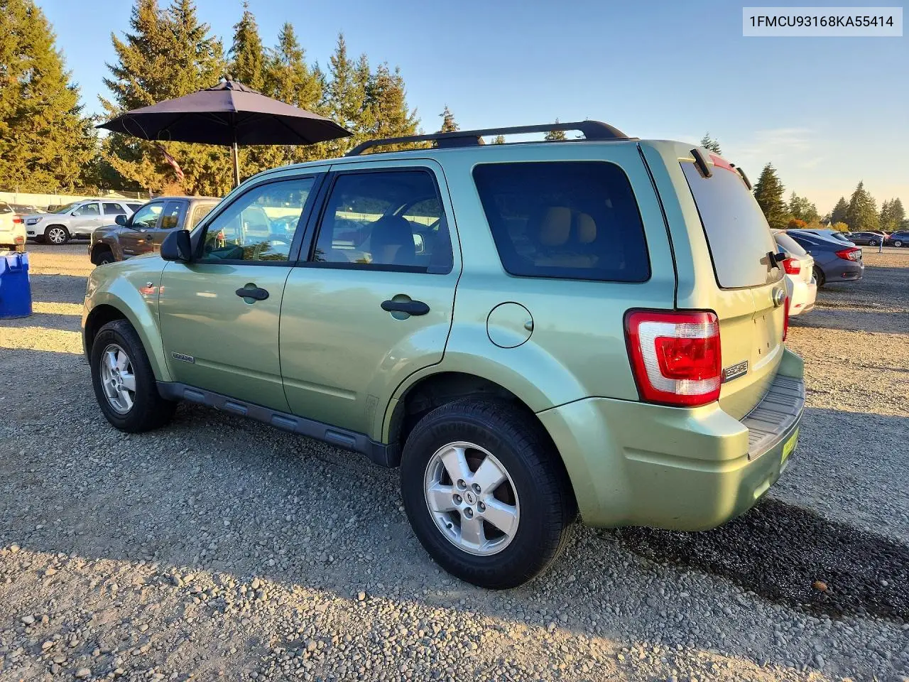 2008 FORD ESCAPE VIN 1FMCU93168KA55414 — фото 2