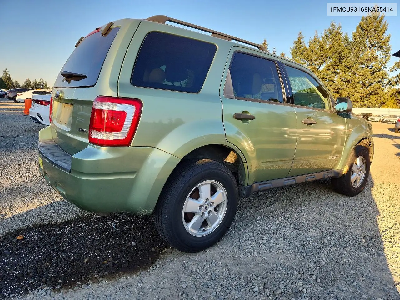 2008 FORD ESCAPE VIN 1FMCU93168KA55414 — фото 3