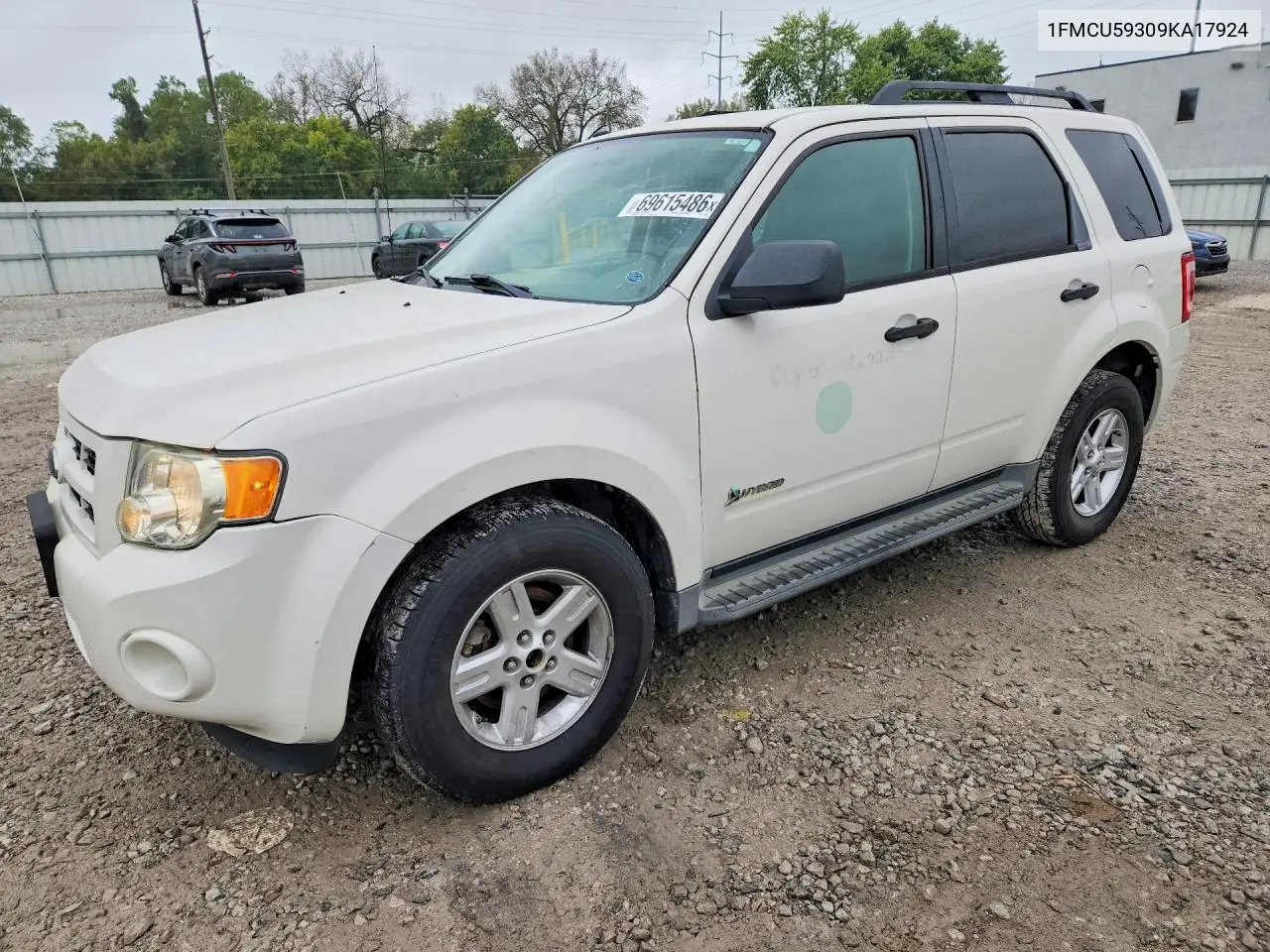 FORD ESCAPE 2009, VIN 1FMCU59309KA17924