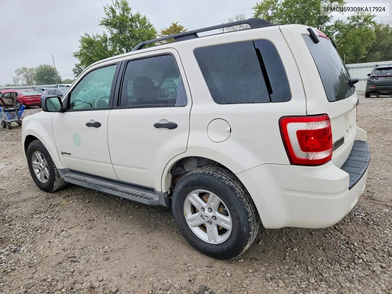 2009 FORD ESCAPE VIN 1FMCU59309KA17924 — фото 2
