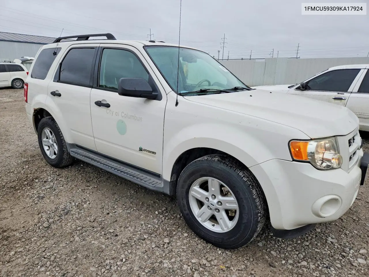 2009 FORD ESCAPE VIN 1FMCU59309KA17924 — фото 4