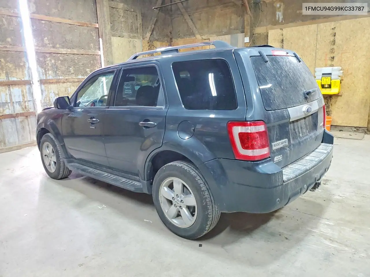 2009 FORD ESCAPE VIN 1FMCU94G99KC33787 — фото 2